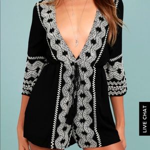Black Lulu’s Crochet Romper